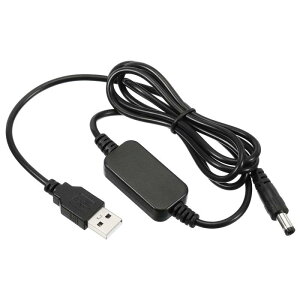 PATIKIL 12W 2A USBdRo[^ DC 5V - DC 9V dA_v^[WbN 5.5x2.5mmP[u [^[ LED vXs[J[p