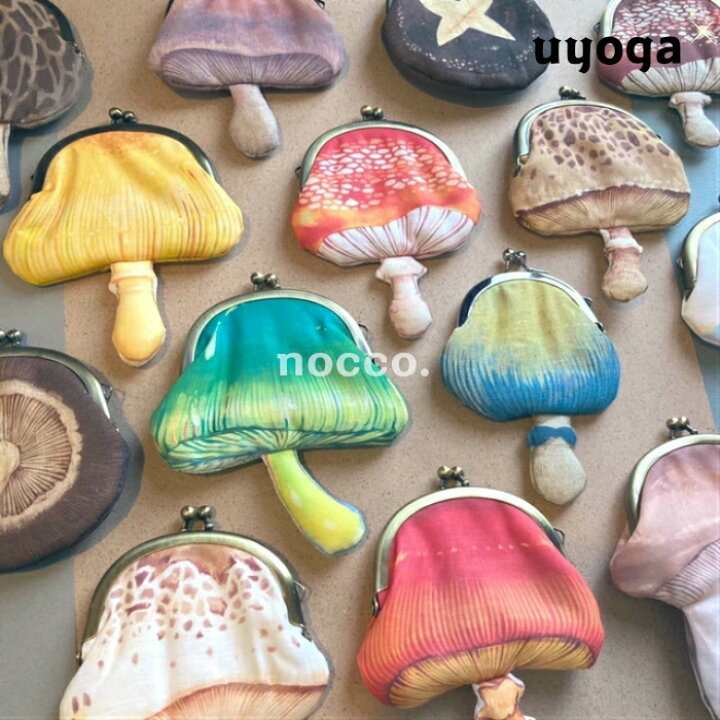 楽天市場】【nocco./ノッコ】がま口 / ベニテングタケ ムラサキキノコ 