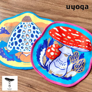 【nocco./ノッコ】きのこmixタオルハンカチ / きのこ柄手拭い タオル タオルハンカチ キノコ ハンドメイド オリジナル きのこ 雑貨 おしゃれ かわいい【きのこ雑貨】