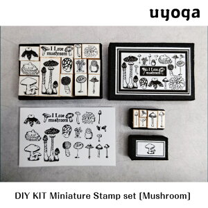 DIY KIT Miniature Stamp set [Mushroom] ȃX^vZbgûv/ Lbg X^v ͂ ̂ G ŷG݁z