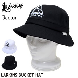 【全品送料無料】メンズ キャップ メトロハット バケットハット ラーキンス LARKiNS コットン ブラック 黒 無地 帽子 シンプル とかげ トカゲ レディース