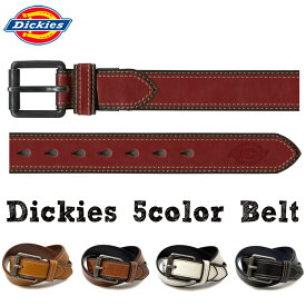 【全品送料無料】ベルト Dickies 5カラー ベルト 40mm カット可 ディッキーズ 合成皮革 メンズ ベルト アンティーク ロゴ バックル