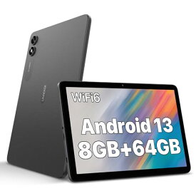 タブレット 10インチ wi-fiモデル UMIDIGI G2 Tab 8GB RAM（4GB+4GB拡張RAM）64GB ROM(1TBまでmicroSDカード拡張) Android 13 解像度1280*800 タブレット GMS認証