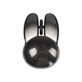 【ウサギ マウス】ワイヤレス かわいい 静音 電池式 コンパクト 小型 光学式 Bluetooth 2.4G USB両対応 女の子 子供向け 省エネ ノードパソコン PC コンピューター用 Windows Mac OS対応（ブラック）