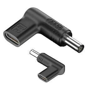 全22種 fine-R USB-C 入力 DC 6.0×3.7mm 出力 20V 5A 100W 対応 主に ASUS ノートパソコン PD 充電 変換アダプター プラグ 高速充電 （PL保険加入品） (20-6037)