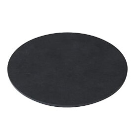 ideaco (イデアコ) ウッドファイバー まな板 丸 ブラック 直径15.6cm usumono cutting board (ウスモノ カッティングボード)