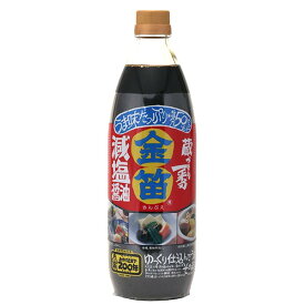 金笛 減塩醤油 1L