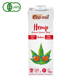 EcoMil（エコミル）有機ヘンプミルク ストレート（無糖）1000ml