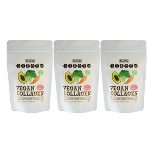 Ken&Co.�i�P���A���h�R�[�j(R) VEGAN COLLAGEN �i���B�[�K���E�R���[�Q���j 200g×3�Z�b�g