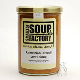 オリーブオイルの風味が虜にする 聖書の地に伝わる有機レンズ豆スープ 400ml（希釈後 約3～4人前）