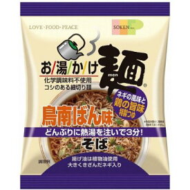 お湯かけ麺　鳥南ばん味そば 71g