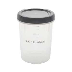 EMBALANCEiGoXj DEEP ROUND CONTAINERifB[vEhReij SE500ml^GrayiO[j
