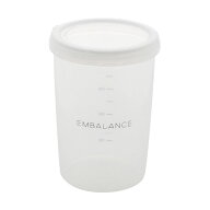 EMBALANCE（エンバランス） DEEP ROUND CONTAINER（ディープラウンドコンテナ） M・1000ml／Clear（クリ…