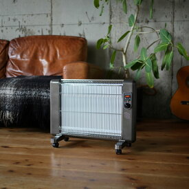 遠赤外線セラミックパネルヒーター サンラメラ・インダストリアル with フラワーオブライフ 600W／06210型 【プレマオリジナル＋豪華特典付（ポカぽん）】