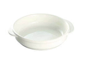 森修焼（しんしゅうやき） グラタン皿 ホワイト