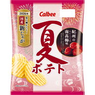 ●【在庫限り】夏ポテト紀州の南高梅味60gx12個セット（賞味期限2026/12/31）[スナック 限定]