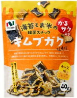 ●【在庫限り】ニコニコのり キムブガク チーズ味 40g×12個セット(賞味期限2027/2/7）