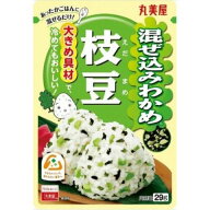 丸美屋 混ぜ込みわかめ枝豆 29gx10個セット［ふりかけ おにぎり］