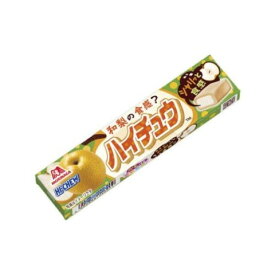 ●【在庫限り】森永製菓 ハイチュウ 和梨味 12粒x12個セット［お菓子 飴］（賞味期限2024/08)