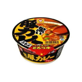 東洋水産 マルちゃん 黒い豚カレーうどん 87g×12個セット[麺 カップ麺］