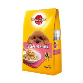 ペディグリー 成犬用 ささみ＆緑黄色野菜 70g×3袋[ペディグリー ドッグフード ウエット]