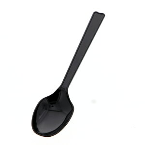 ヘイコープラスプーン 16cm 黒 単袋 100本入 シモジマ