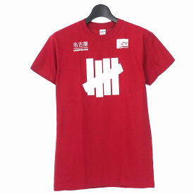 【中古】アンディフィーテッド UNDEFEATED 名古屋 店舗限定 プリント Tシャツ カットソー 半袖 S レッド 赤 1800102 メンズ 【ベクトル 古着】 230820