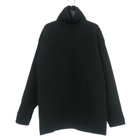 【中古】バレンシアガ BALENCIAGA 20AW リブ タートルネックニット セーター 長袖 XS ブラック 黒 641417 レディース 【ベクトル 古着】 231221