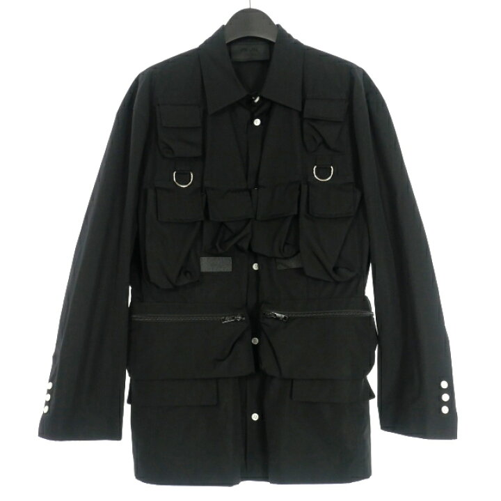 楽天市場】【中古】プラダ PRADA 24SS シングルブレスト コットン 