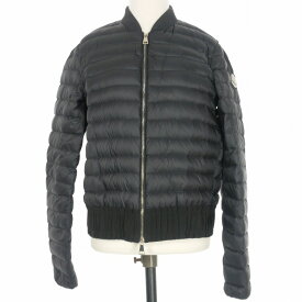 【中古】モンクレール MONCLER BARYTINE ダウンジャケット ブルゾン 0 黒 ブラック D10934531799 国内正規 レディース 【ベクトル 古着】 240326