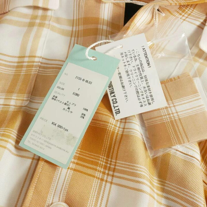 楽天市場】【中古】ベッドフォード BED J.W. FORD 21SS Inner vest 