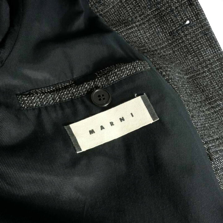 楽天市場】【中古】マルニ MARNI ウール ステンカラーコート 