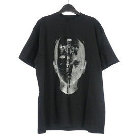 【中古】未使用品 フォーティーフォーレーベルグループ 44 LABEL GROUP × ANYMA グラフィックTシャツ カットソー 半袖 XXL ブラック 黒 B0030376 FA141 国内正規 メンズ 【ベクトル 古着】 250714