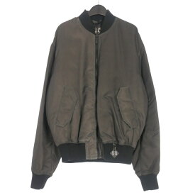 【中古】未使用品 フォーティーフォーレーベルグループ 44 LABEL GROUP Emil Flare Bomber Jacket Marble バックプリント ボンバージャケット ブルゾン 48 ダークグレー B0030234 FA258 国内正規 メンズ 【ベクトル 古着】 250317