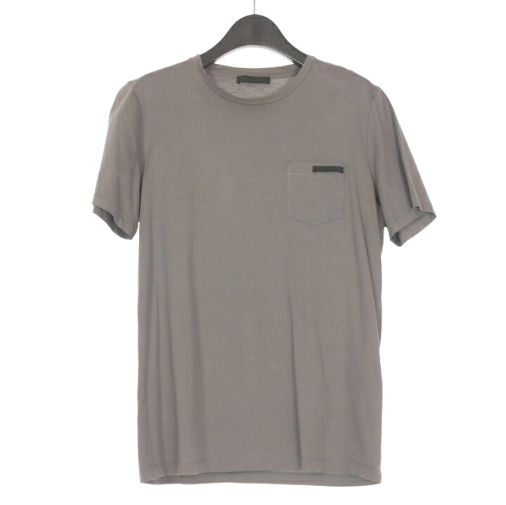 楽天市場】【中古】プラダ PRADA 胸ポケット クルーネックTシャツ 