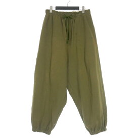 【中古】ヘドメイナー HED MAYNER ワイドスウェットパンツ スラックス S オリーブグリーン 緑 HMMY30010R メンズ 【ベクトル 古着】 250919