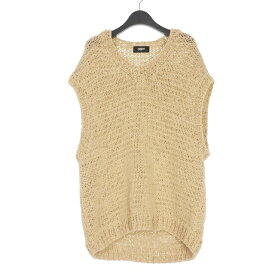 【中古】未使用品 マイン Myne shoelace knitted vest Vネック ニットベスト M ホワイト 白 G10VT022-0 メンズ 【ベクトル 古着】 250928
