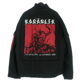 【中古】未使用品 フォーティーフォーレーベルグループ 44 LABEL GROUP KARANLIK JACKET バックプリント 中綿ジャケット ブルゾン 長袖 48 ブラック 黒 B0030507FA488P504 国内正規 メンズ 【ベクトル 古着】 260206