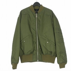 【中古】未使用品 フォーティーフォーレーベルグループ 44 LABEL GROUP BOMBER NYLON ボンバージャケット ブルゾン 長袖 48 モスグリーン 緑 B0030485FA487288 国内正規 メンズ 【ベクトル 古着】 260206