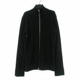 【中古】メゾンマルジェラ Maison Margiela 24AW コットンウール7ゲージドライバーズニット ジャケット ブルゾン 長袖 M ブラック 黒 SI1HA0013 国内正規 メンズ 【ベクトル 古着】 260704