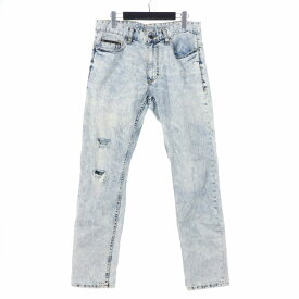 【中古】カルバンクラインジーンズ Calvin Klein Jeans スリム ダメージ加工 ジーンズ デニム 32 インディゴ メンズ 【ベクトル 古着】 230926