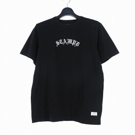 【中古】スタンプド STAMPD 19SS Tシャツ 半袖 クルーネック プリントロゴ S 黒 ブラック メンズ 【ベクトル 古着】 240107