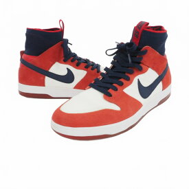 【中古】ナイキ エスビー NIKE SB Dunk High Elite Red/Navy White ダンク ハイ エリート スニーカー 27 US9 レッド 赤 917567 641 メンズ 【ベクトル 古着】 240304