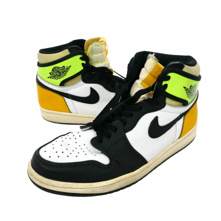 楽天市場】【中古】ナイキ NIKE Air Jordan 1 High OG Volt Gold エア 