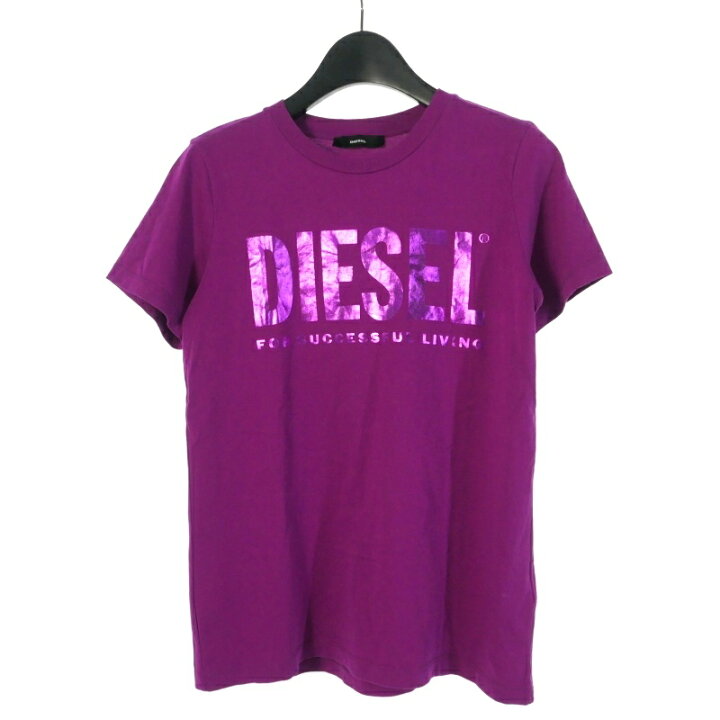 楽天市場】【中古】ディーゼル DIESEL ロゴプリントTシャツ カットソー 