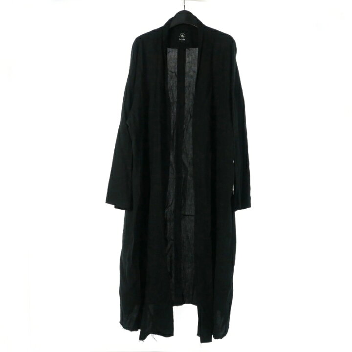 楽天市場】【中古】ブフト bukht 17SS ガウン ロングコート カットオフ 
