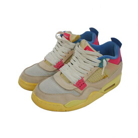 【中古】ナイキ NIKE UNION × Air Jordan 4 SP ユニオン エアジョーダン4 SP US8 26cm グアバアイス DC9533 800 メンズ 【ベクトル 古着】 250405