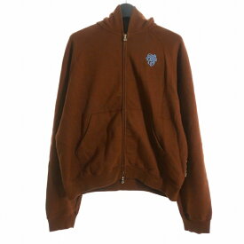 【中古】ガールズドントクライ Girls Don't Cry × ヴェルディ VERDY DSML限定 Logo Zip Hoodie パーカー フーディ L ブラウン 茶 メンズ 【ベクトル 古着】 250905