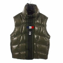 楽天市場】MONCLER ダウンベスト グリーン（メンズファッション）の通販
