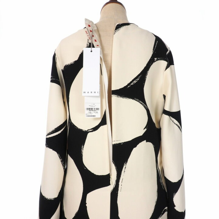 楽天市場】【中古】マルニ MARNI 20AW ドット柄 ロングワンピース 長袖 